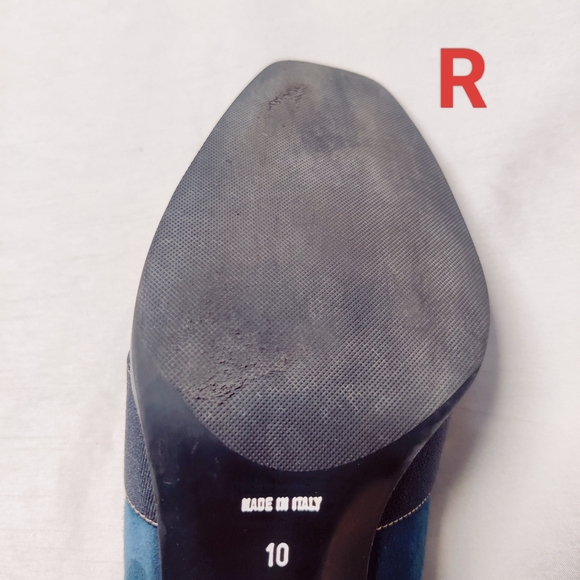 ROBERTO CAPUCCI Blue Heels Size 10 Made in Italy - Picture 10 of 17